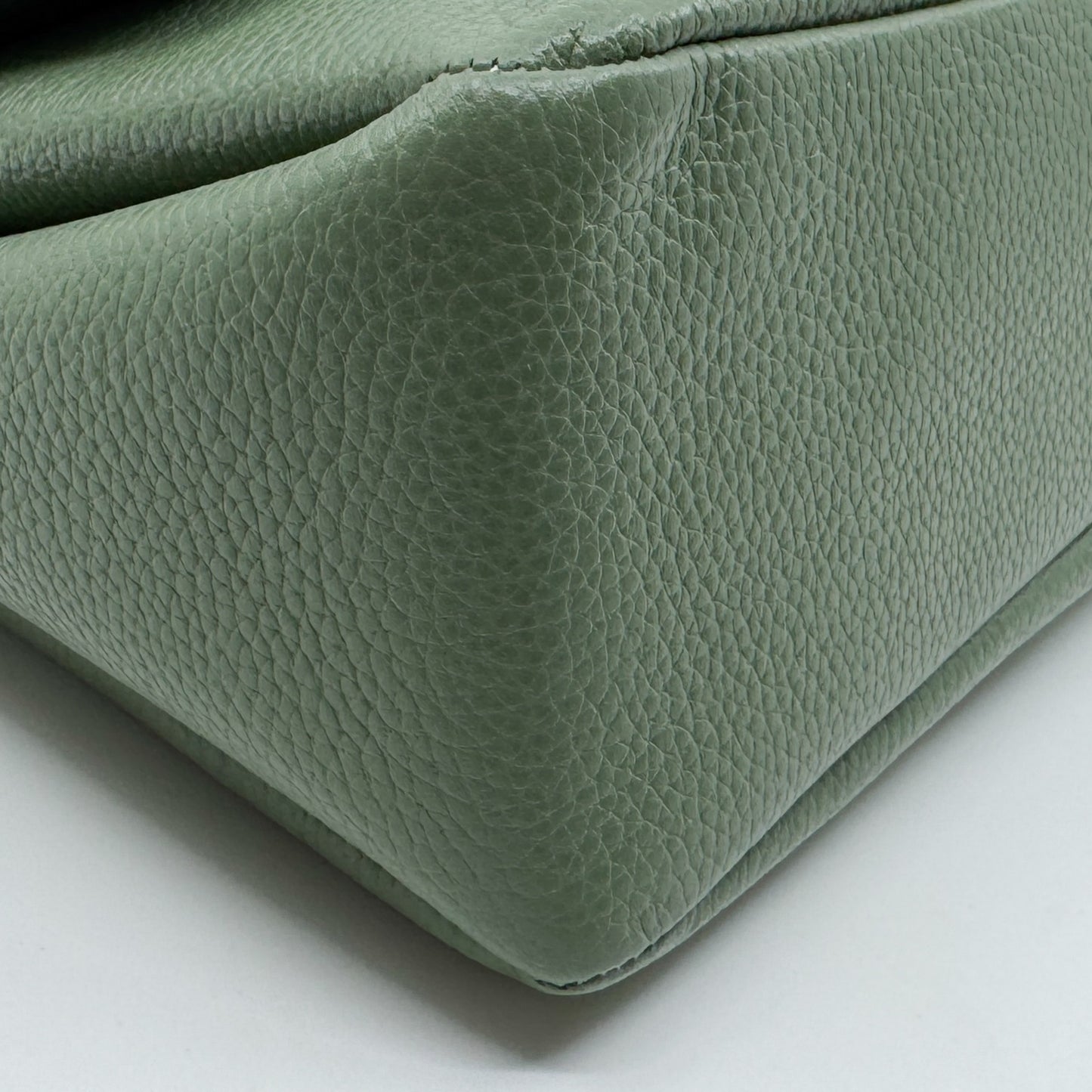 Kate Spade NY Light Olive Green Carlyle Flap Medium Shoulder Bag
