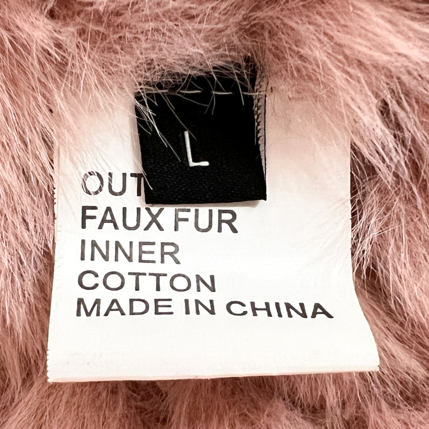 Lady Luxe Rose Faux Fur Leola Jacket Large ~ AU12-14-16 [NEW]