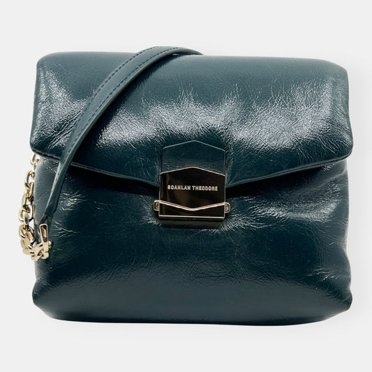 Scanlan Theodore Forest Green Leather Small Pillow Bag