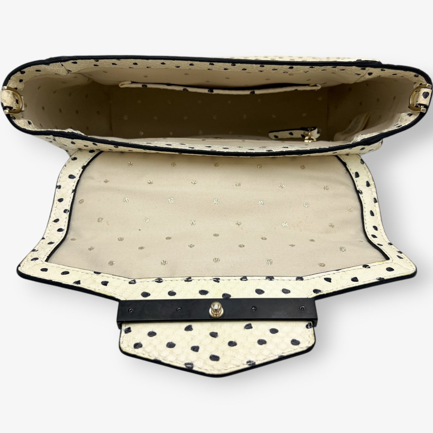 Kate Spade NY Flamingo Dot Cream Marra Leather Handbag