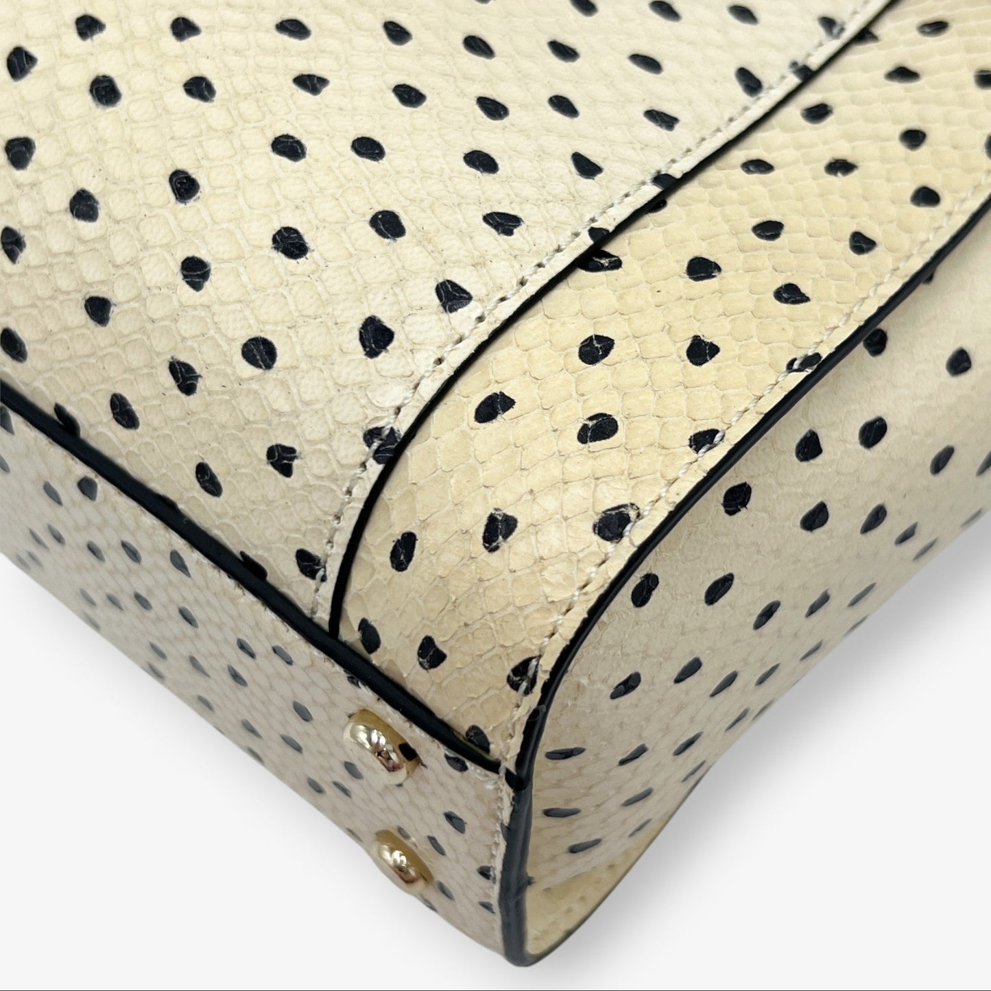 Kate Spade NY Flamingo Dot Cream Marra Leather Handbag