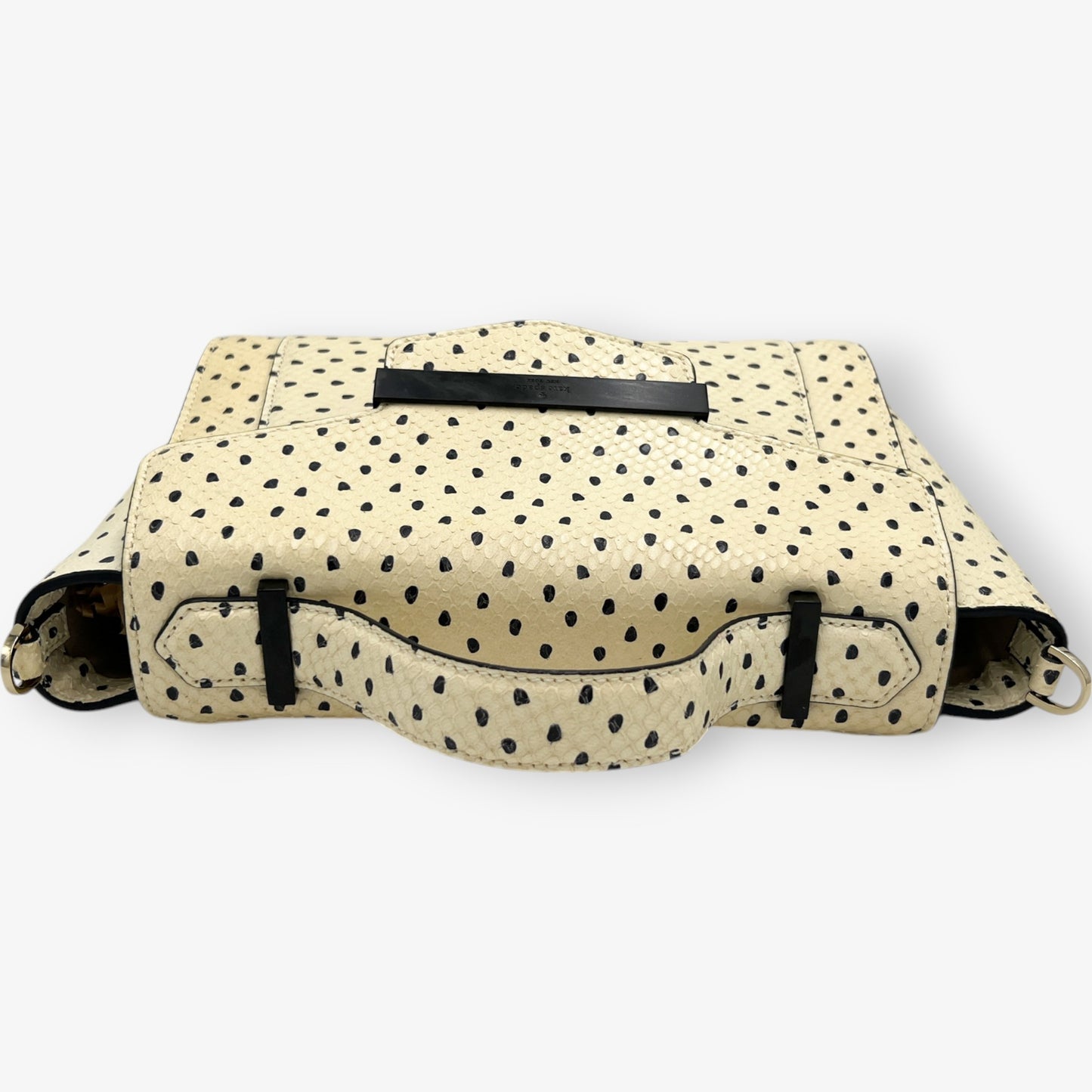 Kate Spade NY Flamingo Dot Cream Marra Leather Handbag