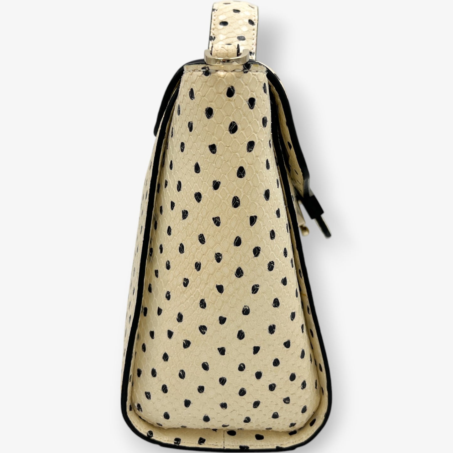 Kate Spade NY Flamingo Dot Cream Marra Leather Handbag