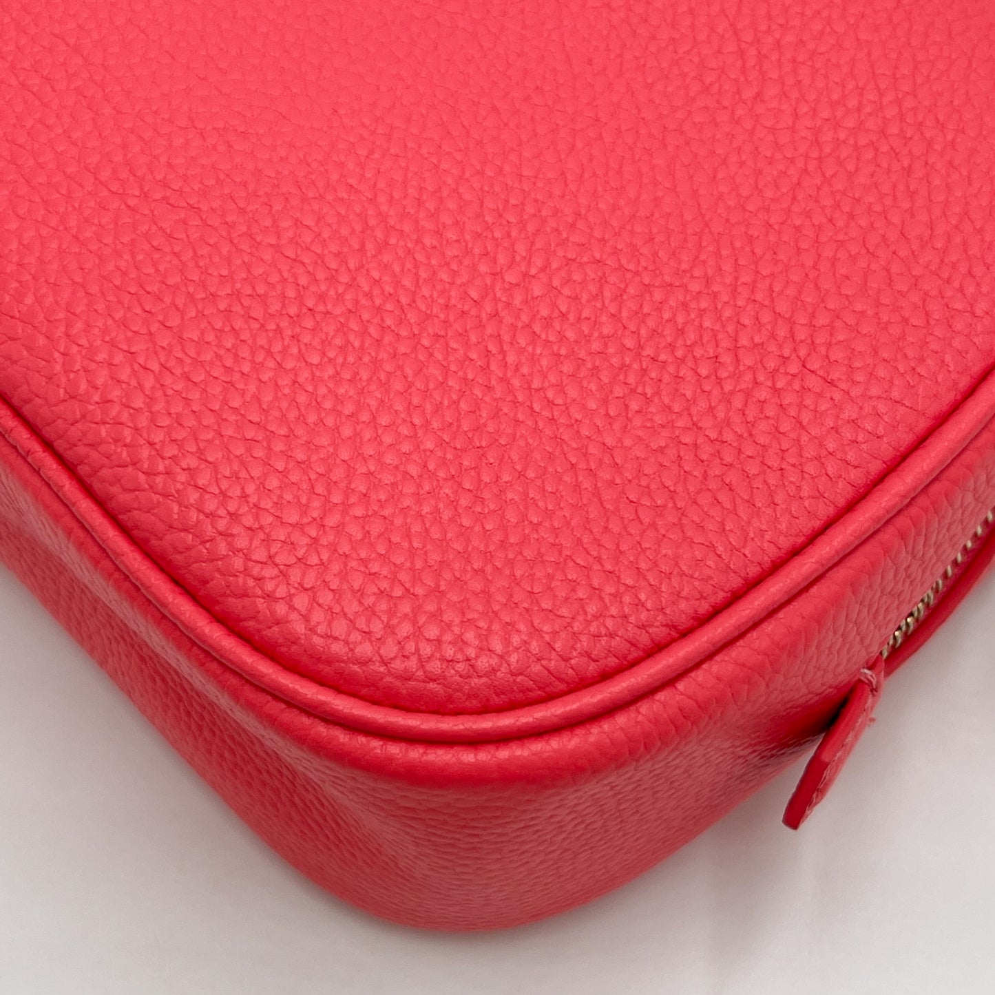 Kate Spade NY Coral Pink Leather Camera Crossbody Bag