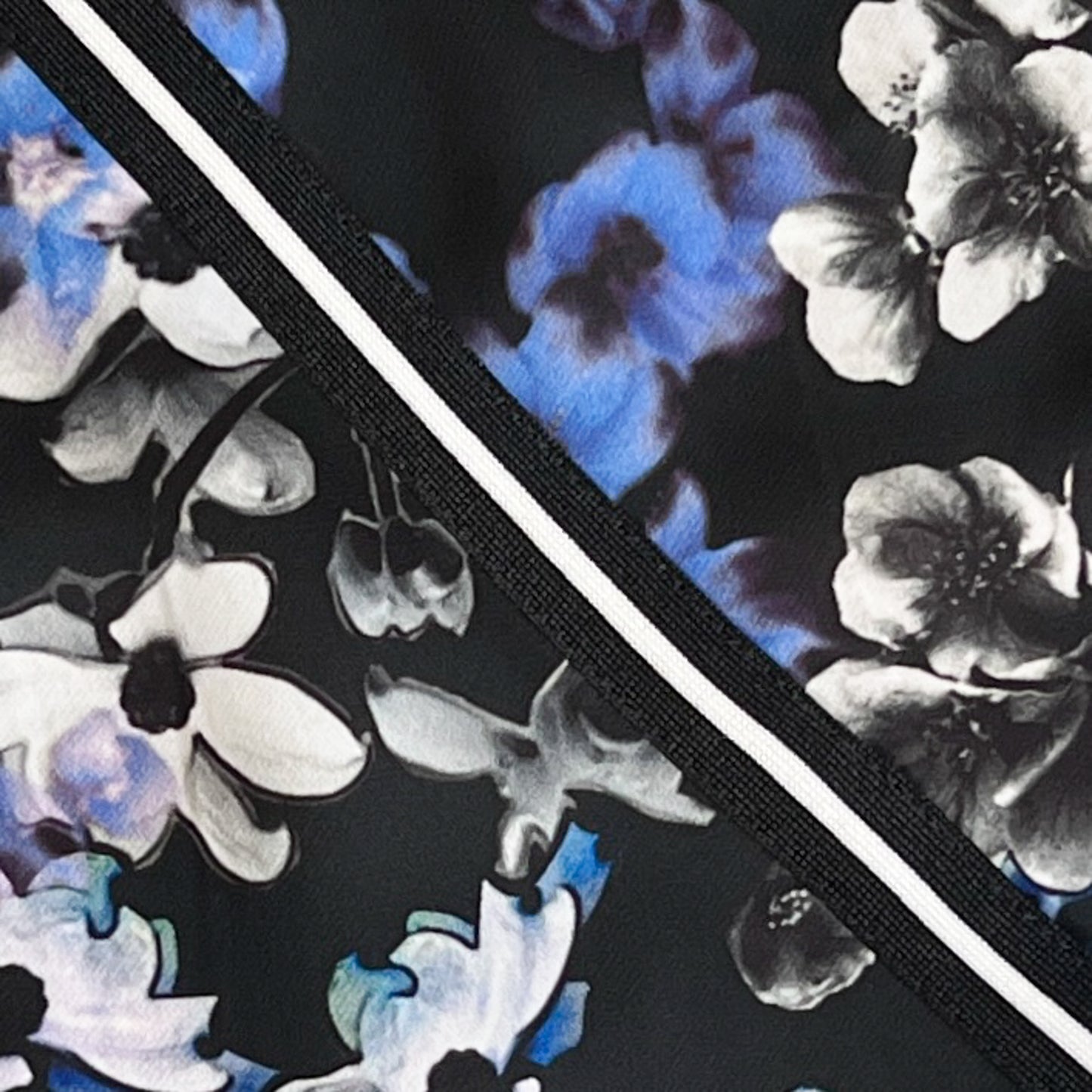 Marc Cain Sport Blue Floral & Leopard Wrap Dress N5 ~ AU12-14 ~ Large [NEW]