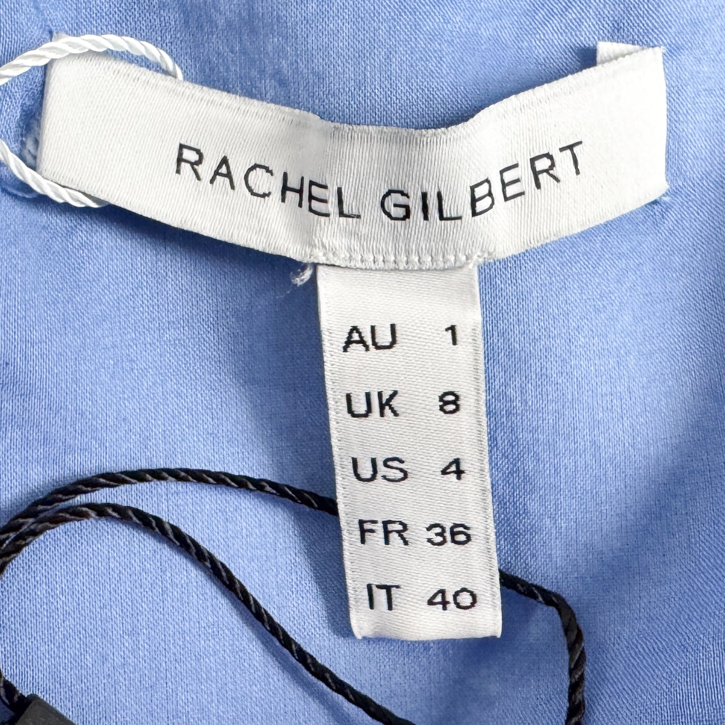 Rachel Gilbert Light Blue Sophia Crepe Midi Dress 1 ~ AU8 [NEW]