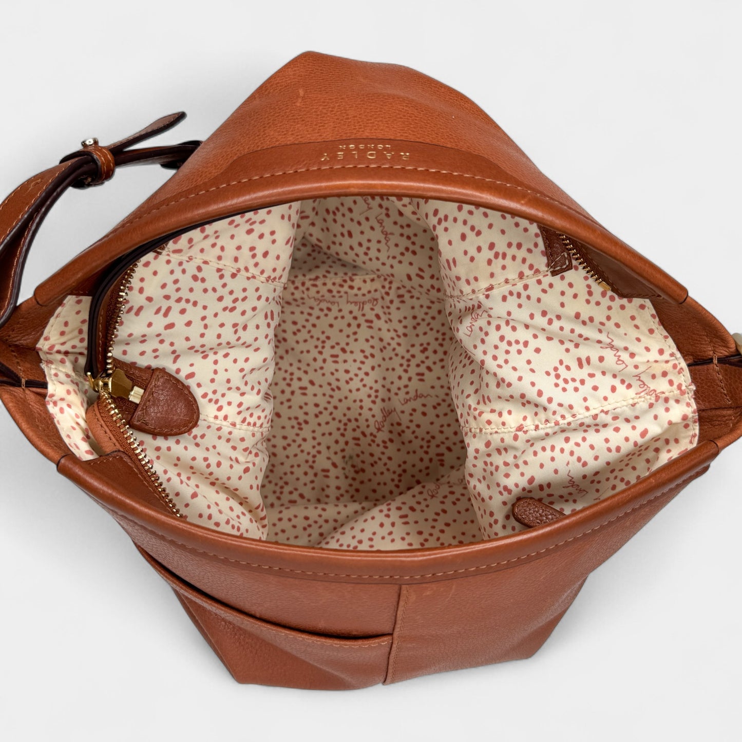 Radley London Dukes Place Tan Brown Leather Shoulder Bag