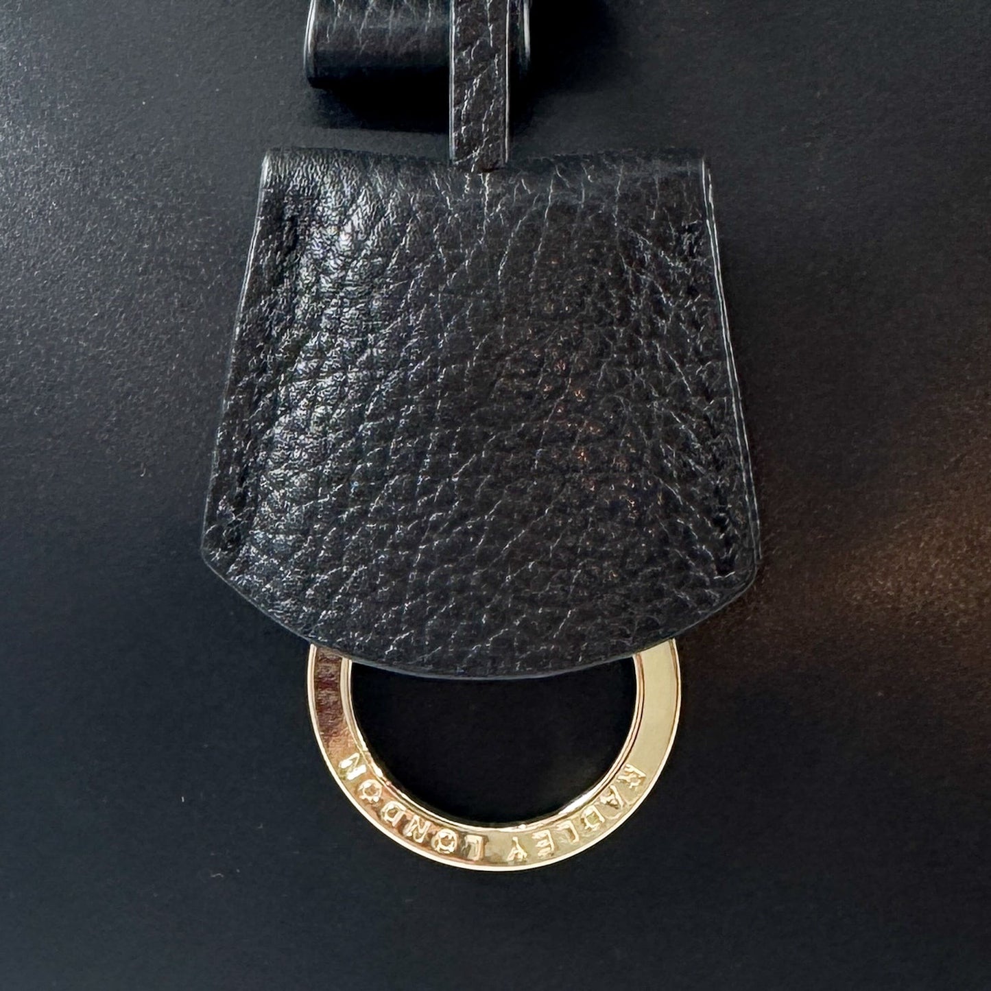 Radley London Black Leather Zip Top Marston Mews Satchel Bag