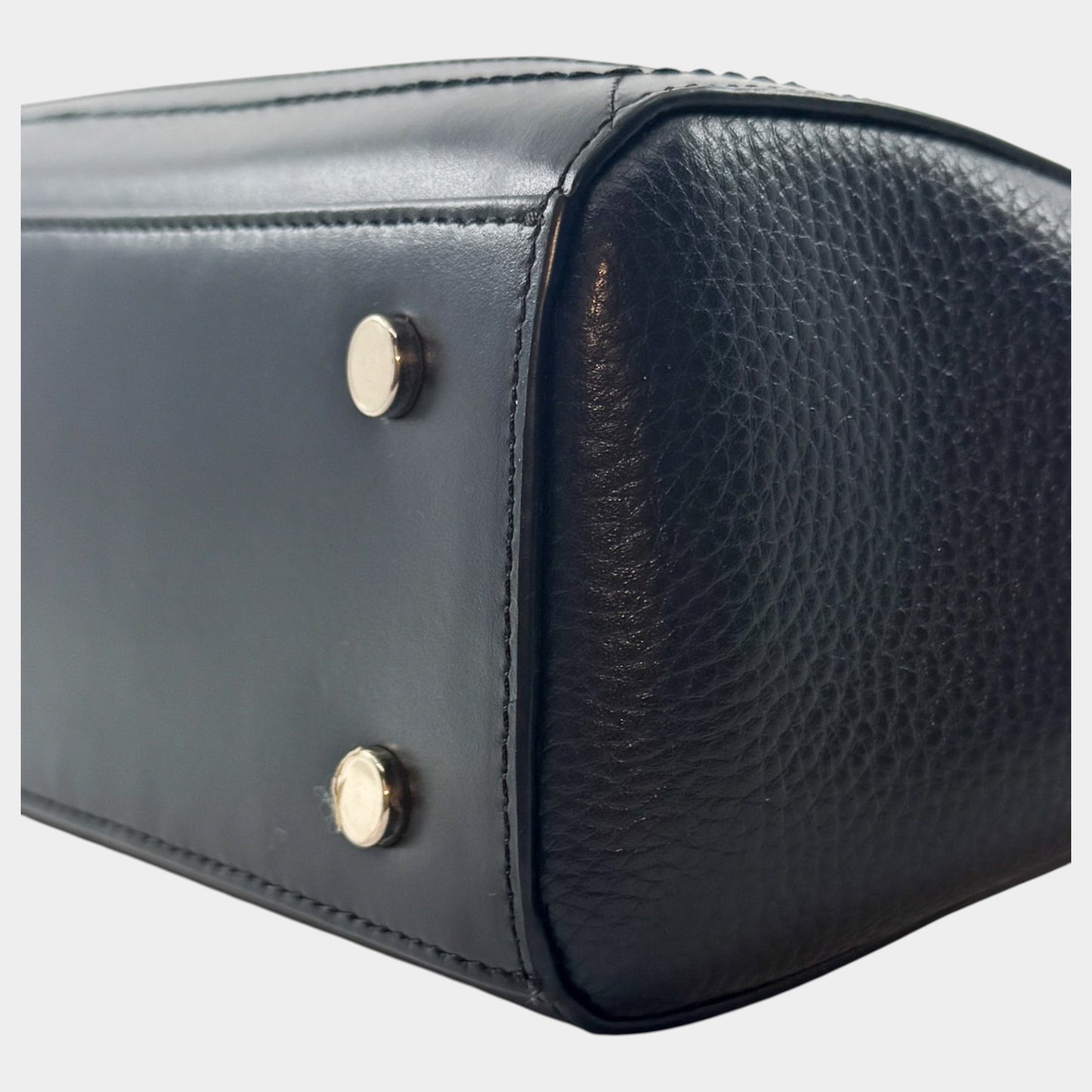 Radley London Black Leather Zip Top Marston Mews Satchel Bag