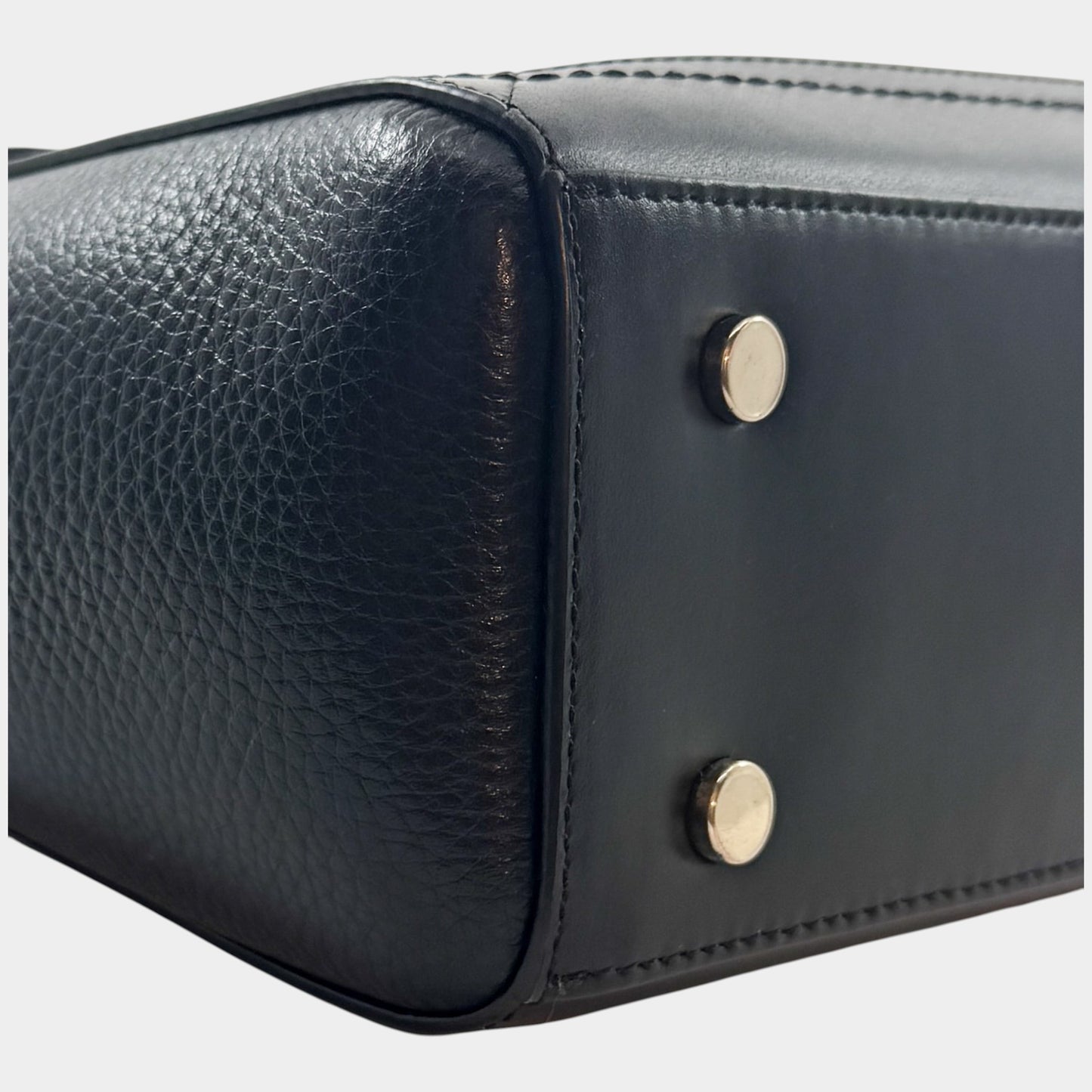 Radley London Black Leather Zip Top Marston Mews Satchel Bag