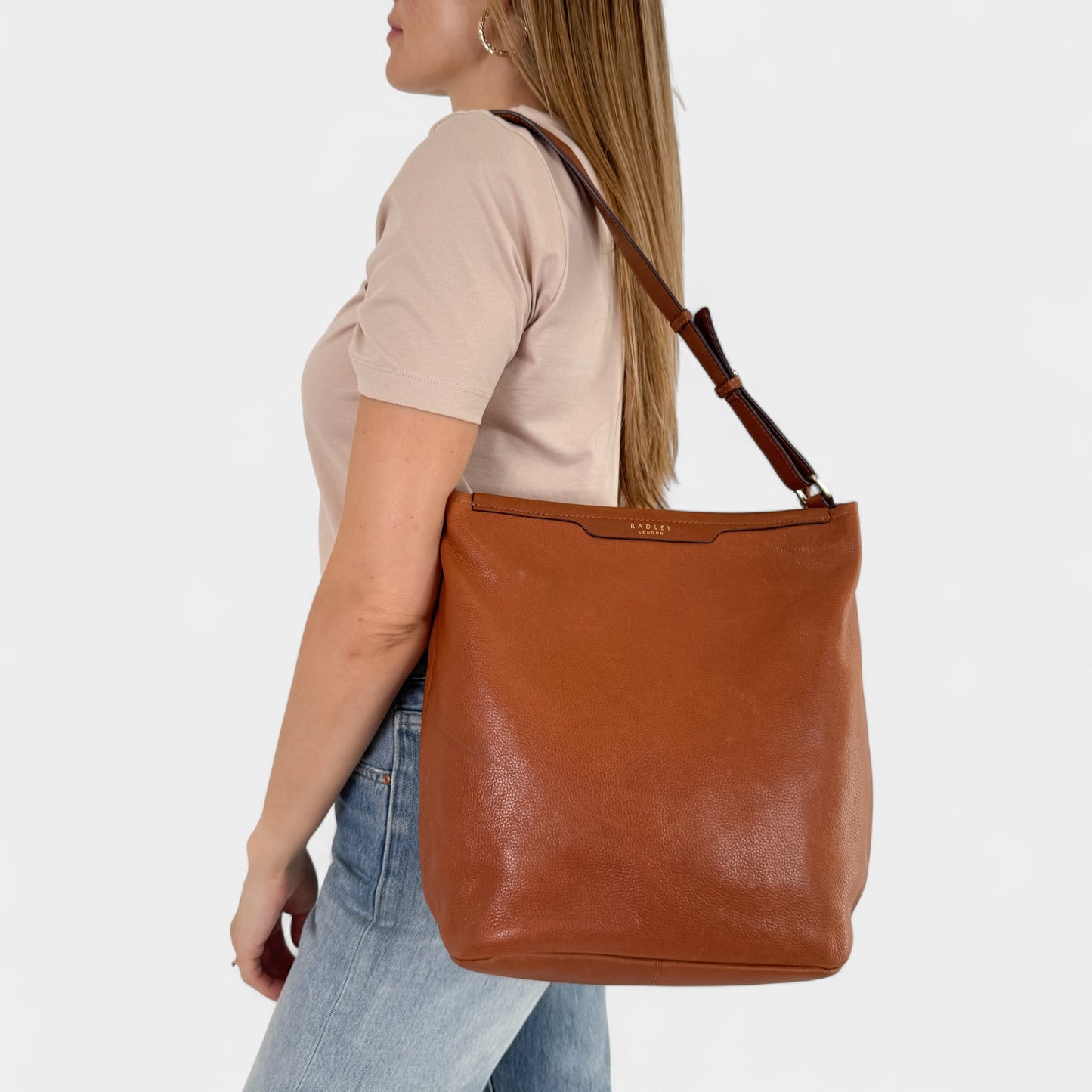 Radley London Dukes Place Tan Brown Leather Shoulder Bag