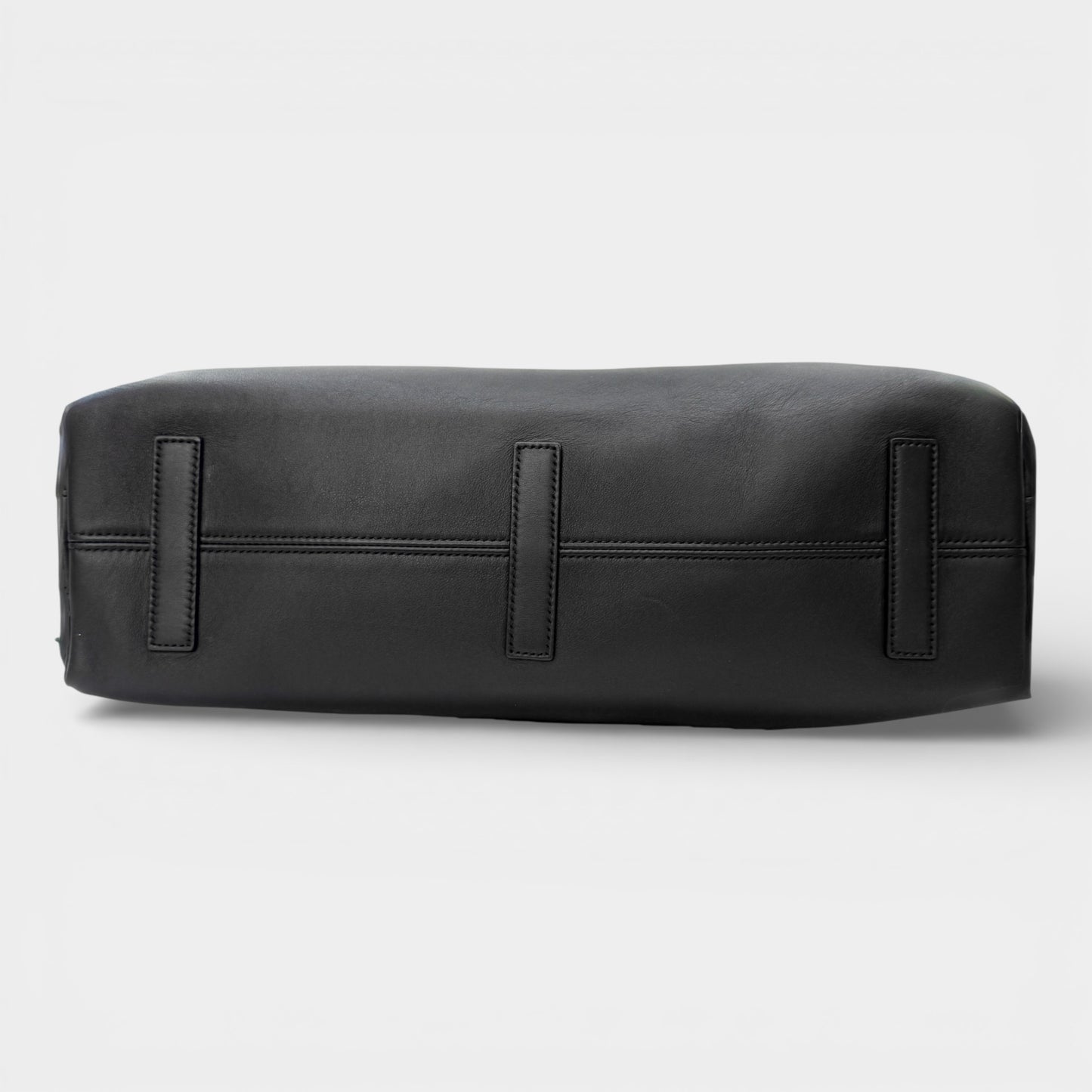 Ralph Lauren Collection Black Leather Bridle Shoulder Bag