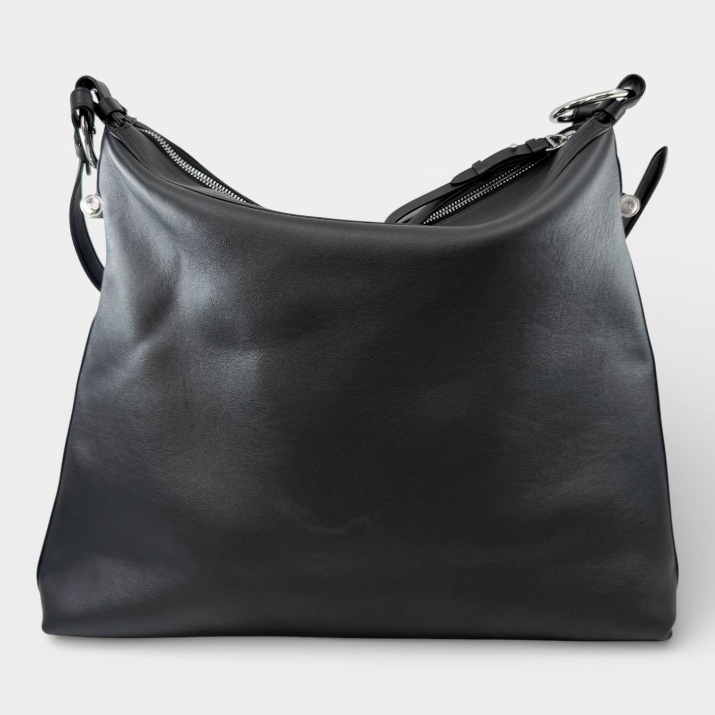 Ralph Lauren Collection Black Leather Bridle Shoulder Bag