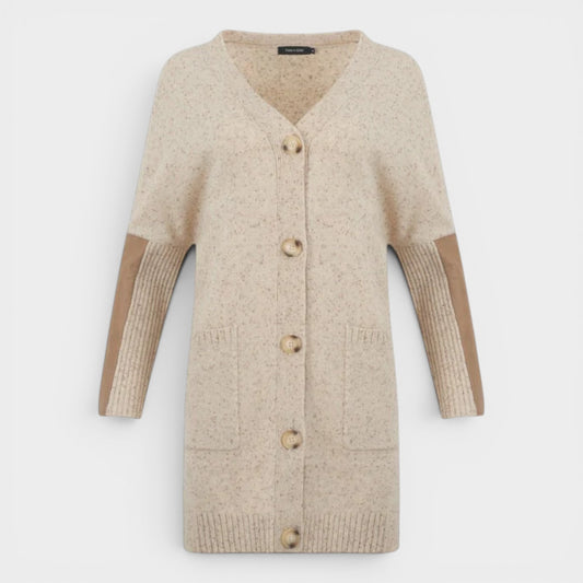 Raw By Raw Beige Fleck Long Kourtney Cardigan Medium [NEW]