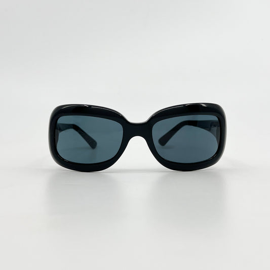 Fendi Black Rectangle FF Logo Sunglasses Model SL 7752