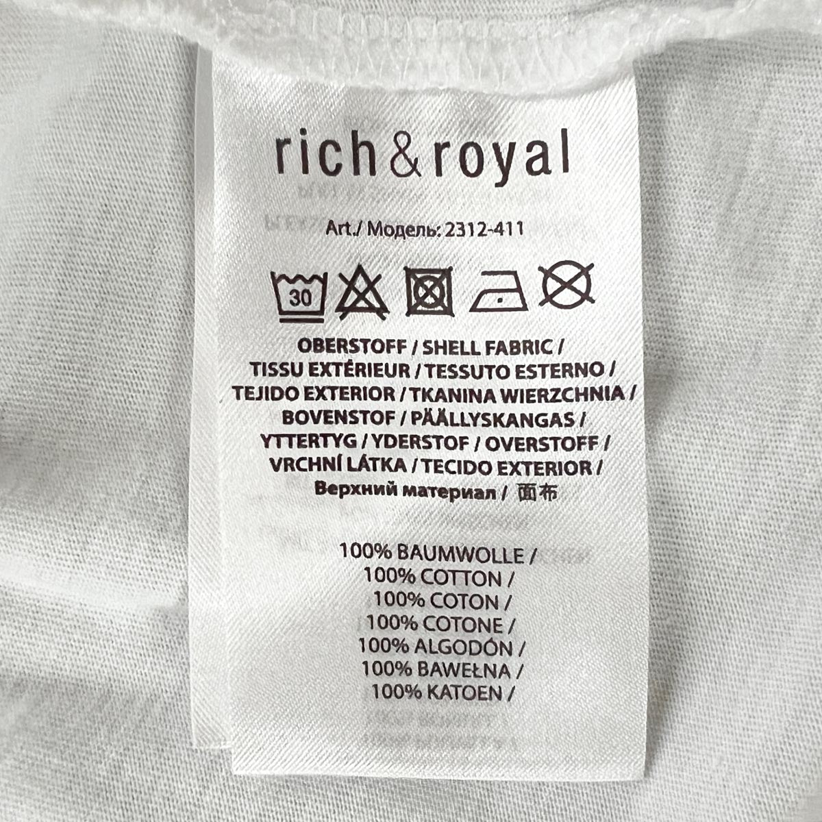 Rich & Royal Cherry Crush Cotton T Shirt Large ~ AU12-14 [NEW]