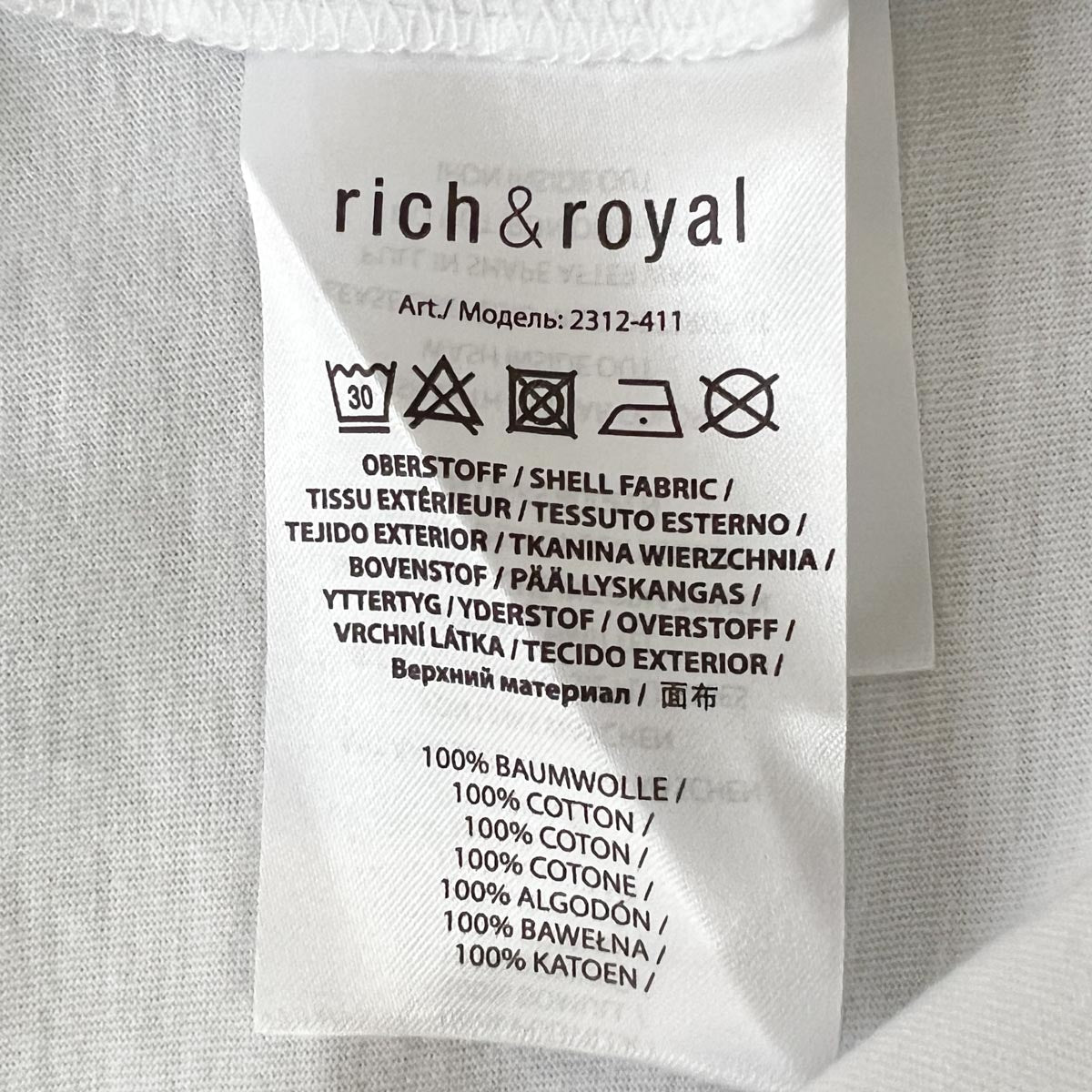 Rich & Royal Cherry Crush Cotton T Shirt Small ~ AU8-10 [NEW]