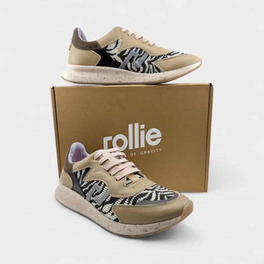 Rollie Weekender Neutral Zebra Multi Sneakers EU40 ~ AU9 [NEW]