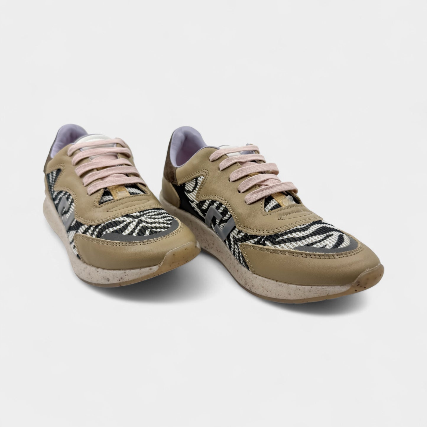 Rollie Weekender Neutral Zebra Multi Sneakers EU40 ~ AU9 [NEW]