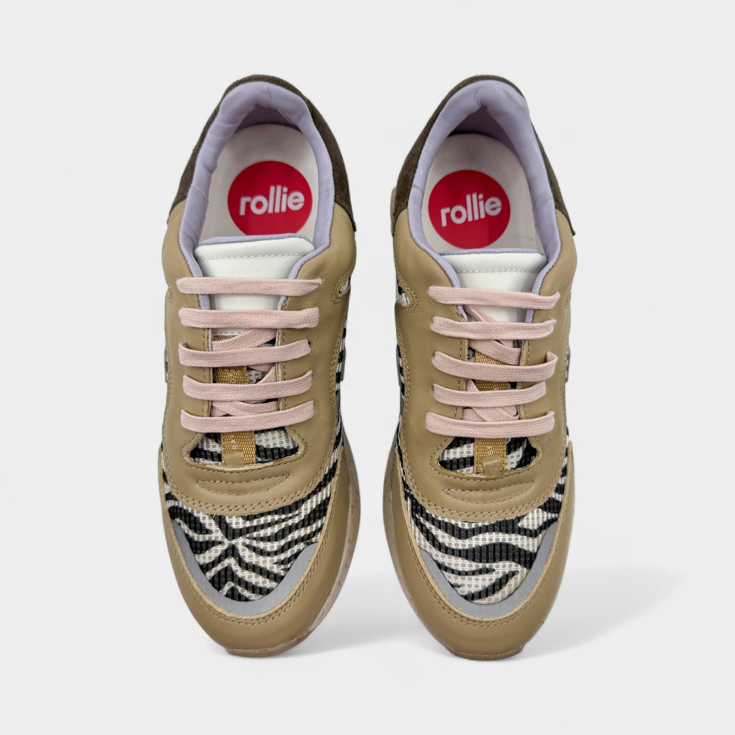 Rollie Weekender Neutral Zebra Multi Sneakers EU40 ~ AU9 [NEW]