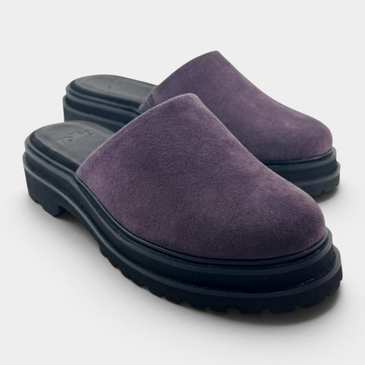 Rollie Purple Suede Slides Shoes EU40 ~ AU9