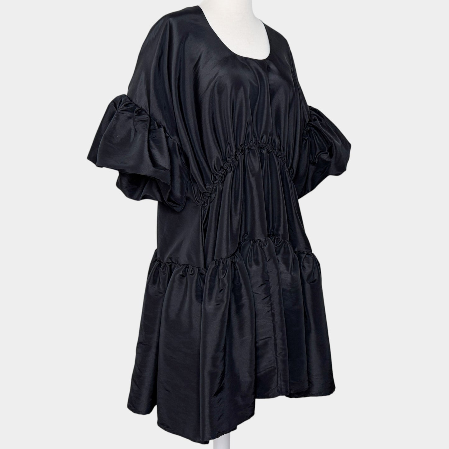 Romance Was Born Black Satin Desire Dress AU14 ~ Large [NEW]