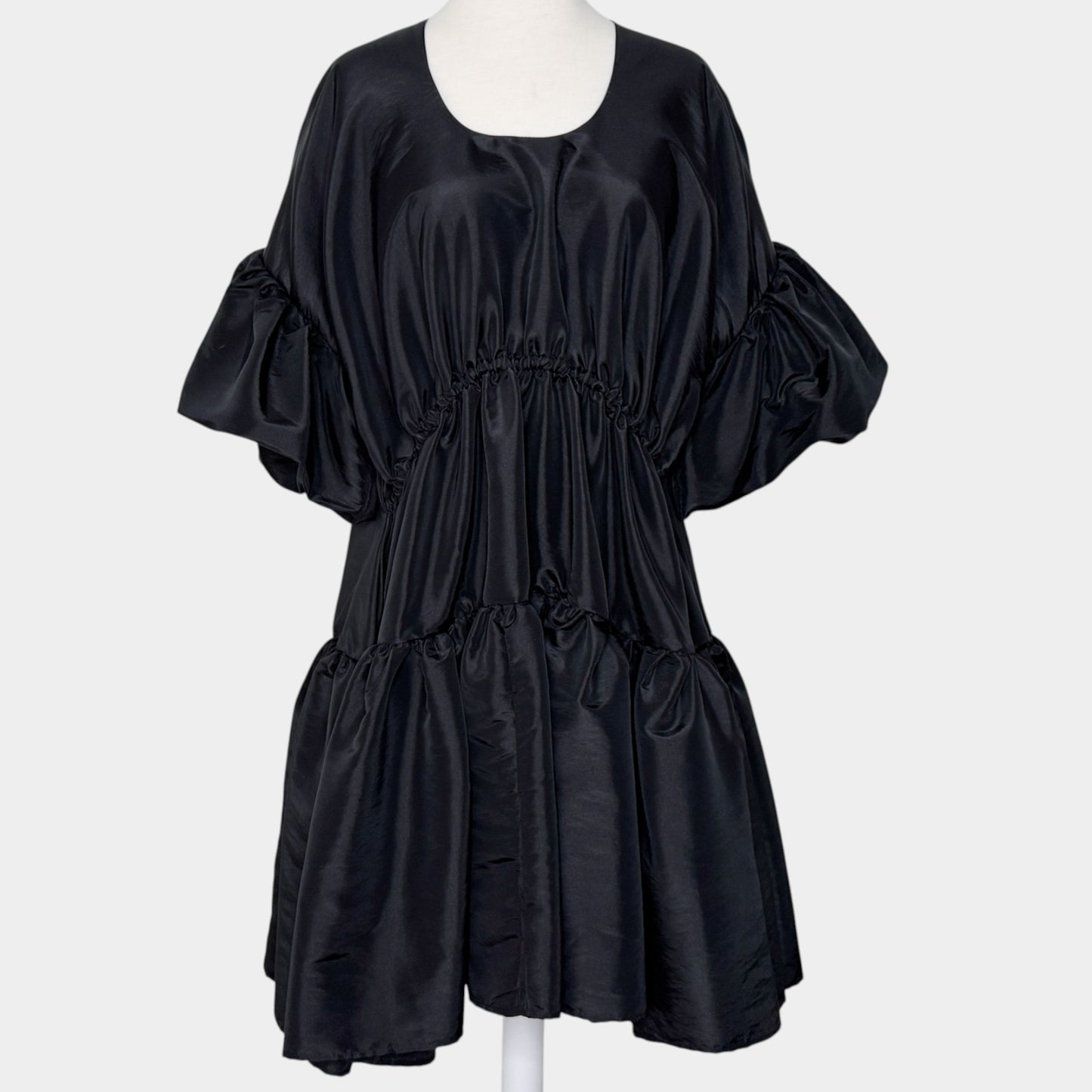 Romance Was Born Black Satin Desire Dress AU14 ~ Large [NEW]