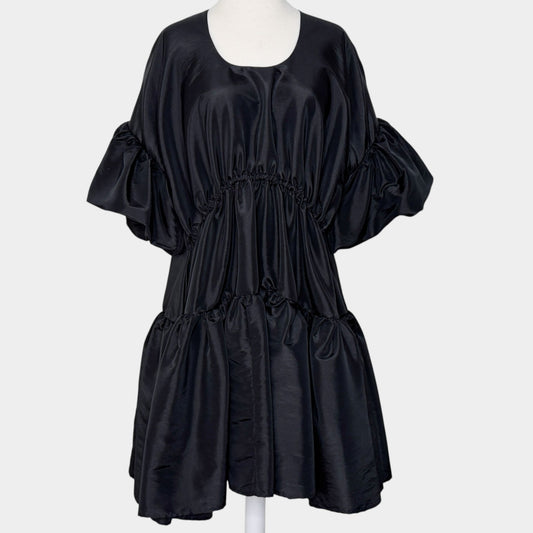 Romance Was Born Black Satin Desire Dress AU14 ~ Large [NEW]