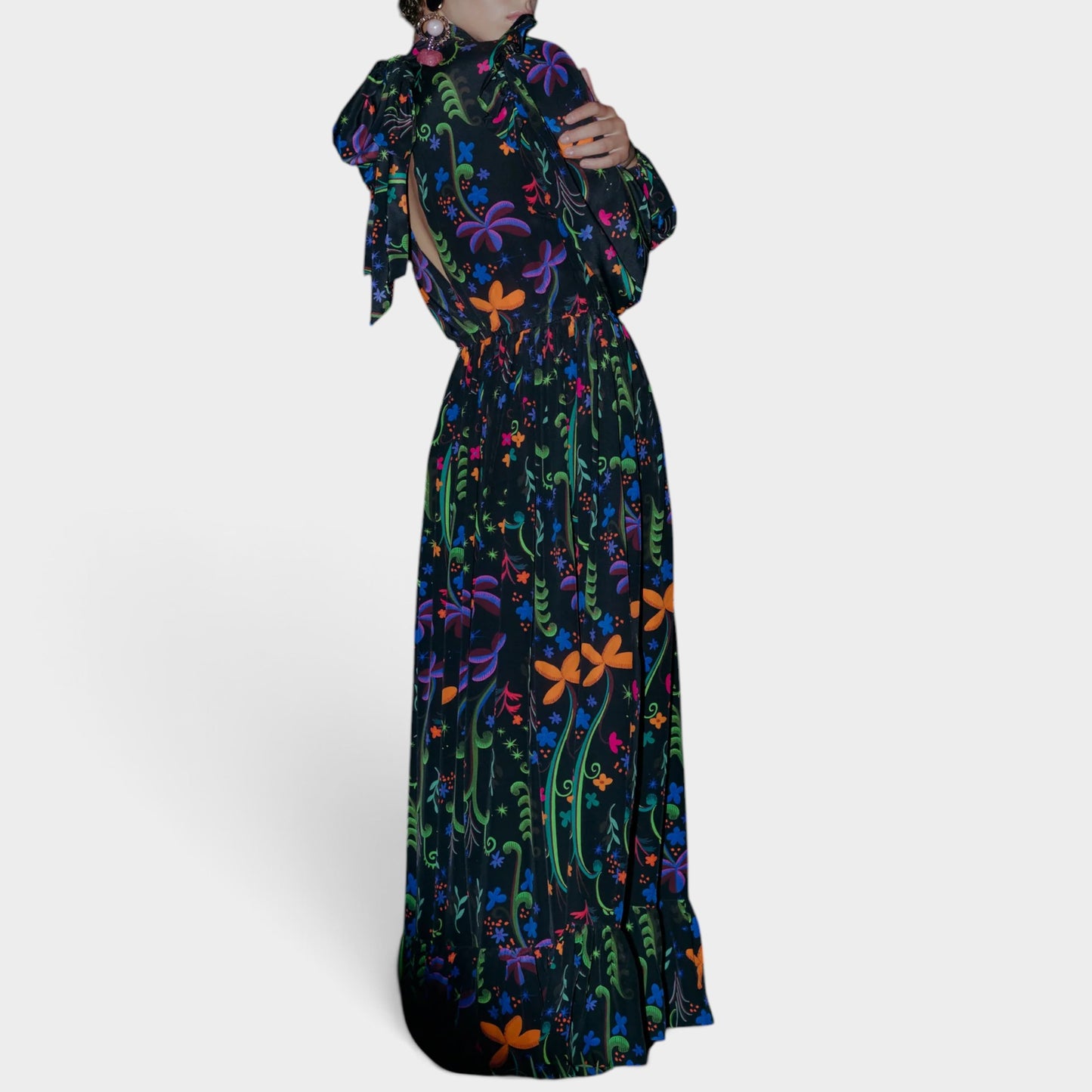Romance Was Born X Disney Silk Floral Print Dress Medium ~ AU12 [NEW]