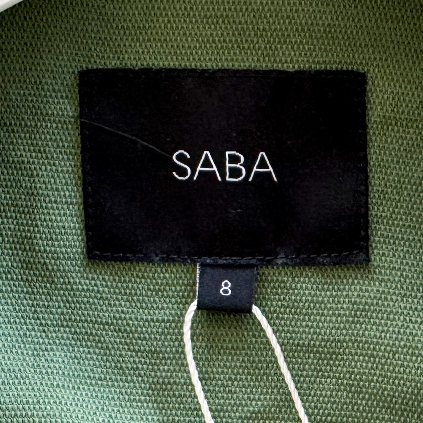 SABA Green Dharma Belted Trench Coat AU8 ~ Small