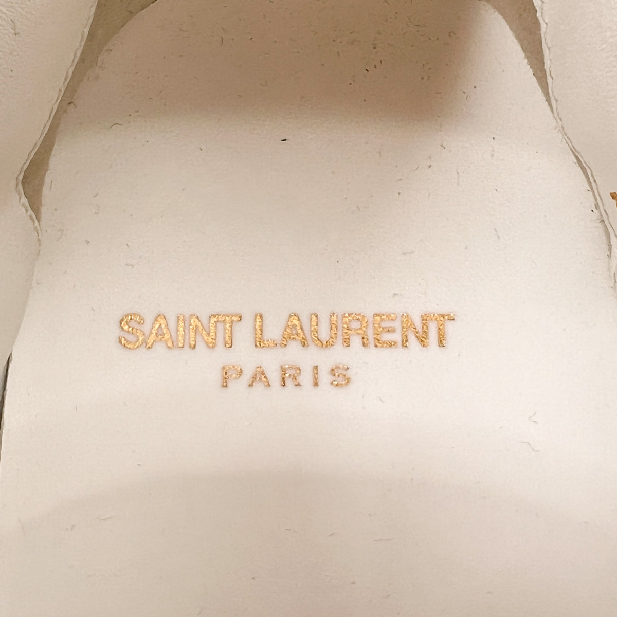 Saint Laurent Court Classic White Leather Black Star Sneakers EU41 ~ AU10