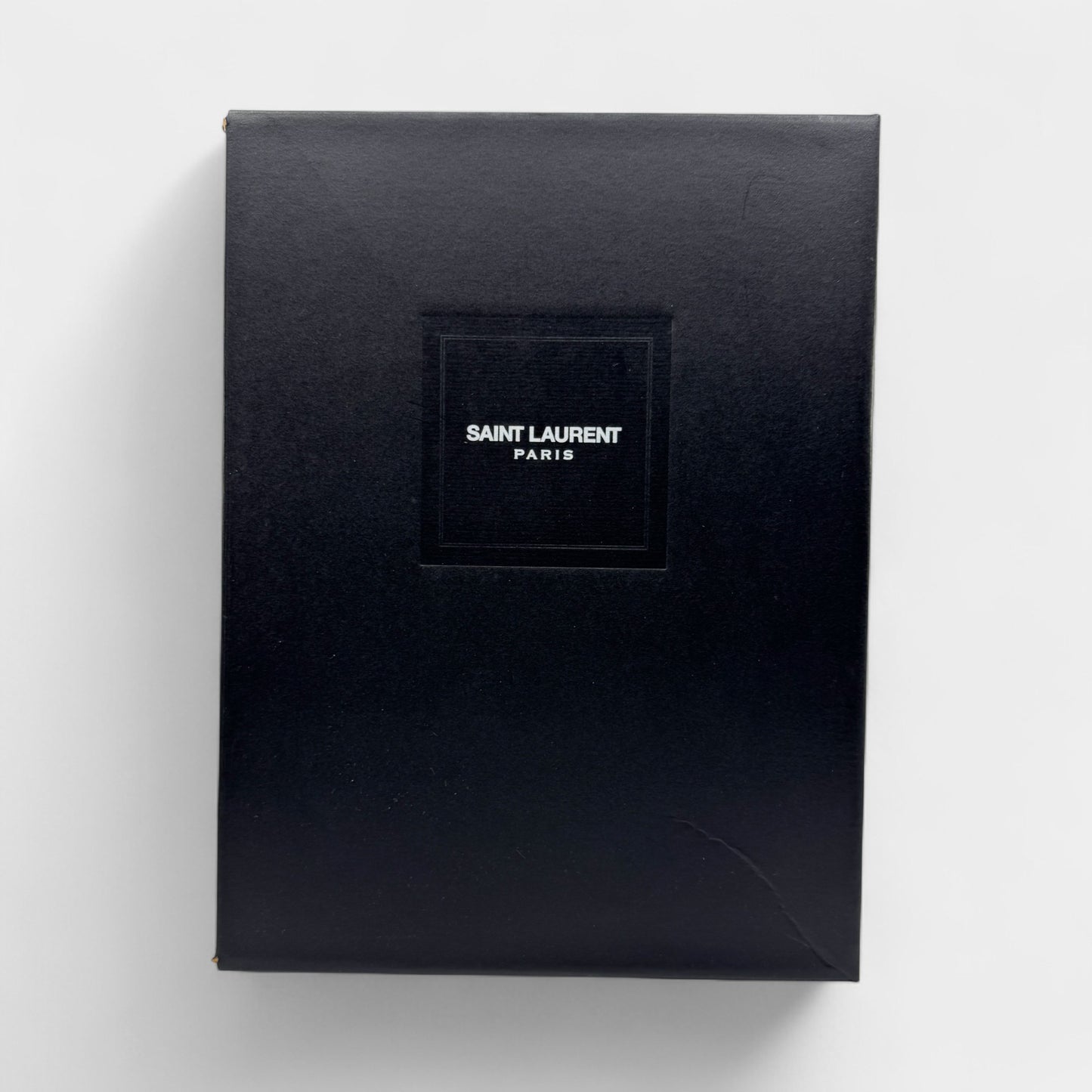 Saint Laurent White Leather Black Spike High Top Sneakers M8 ~ W10 ~ EU41