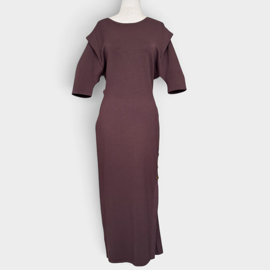 Sass & Bide Chocolate Brown It's All About Sound Knit Dress Medium ~ AU10 [NEW]