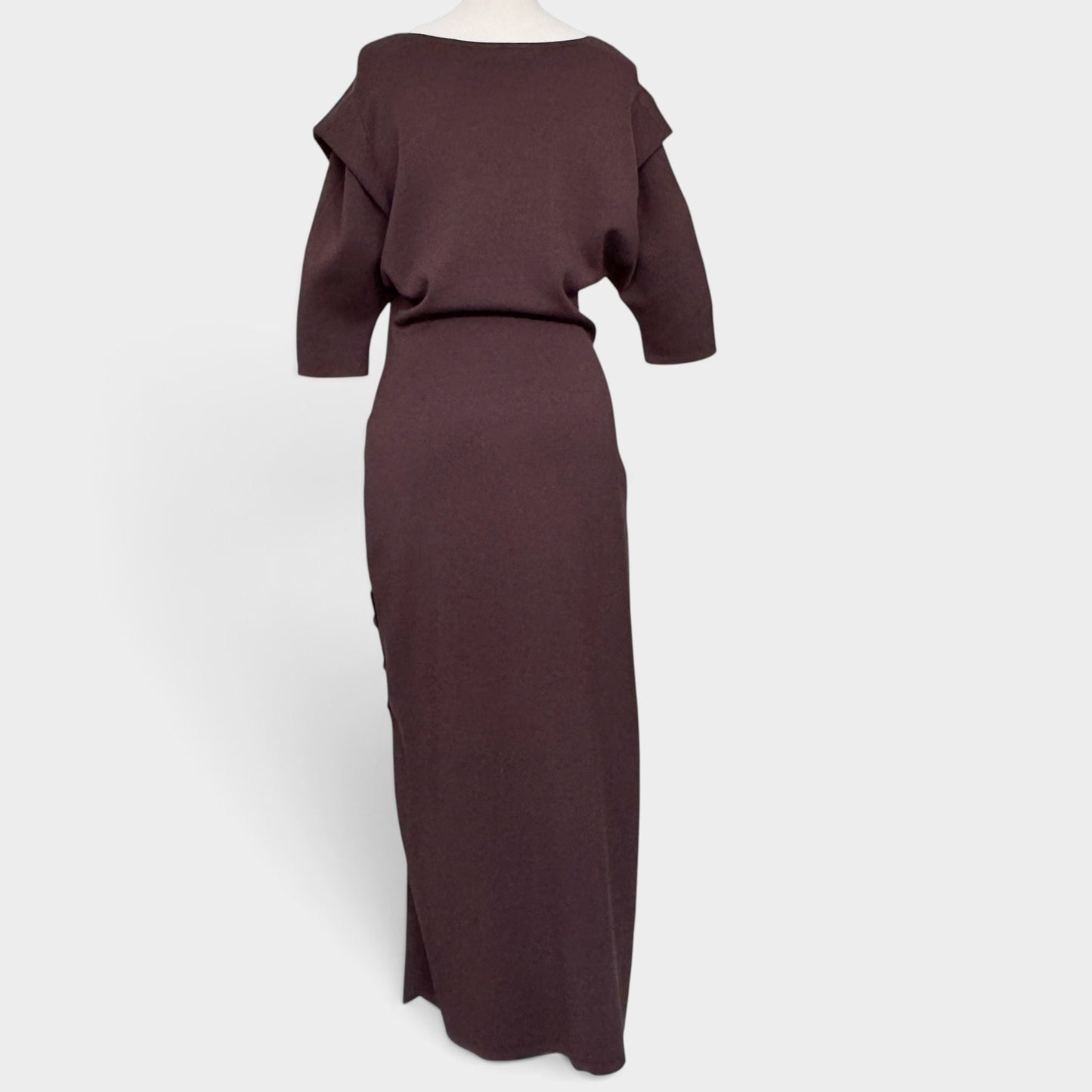 Sass & Bide Chocolate Brown It's All About Sound Knit Dress Medium ~ AU10 [NEW]