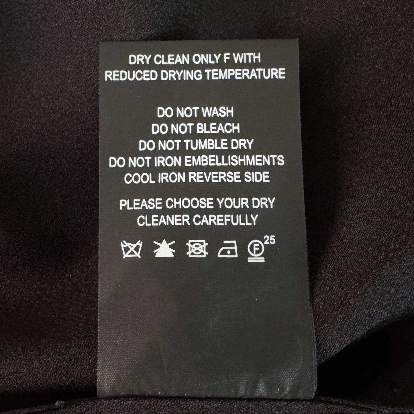 Sass & Bide Black Chiffon Chain Detail 'Tow The Line' Dress AU12 ~ Medium