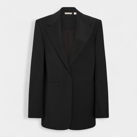 Sass & Bide Black Wool Blend 'Say My Name' Blazer Jacket Medium ~ AU14