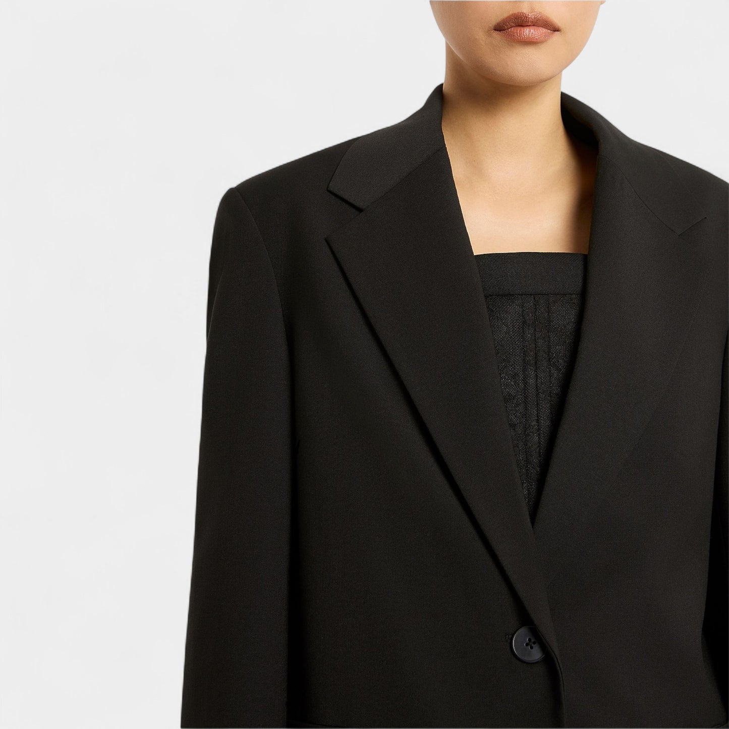 Sass & Bide Black Wool Blend 'Say My Name' Blazer Jacket Medium ~ AU14
