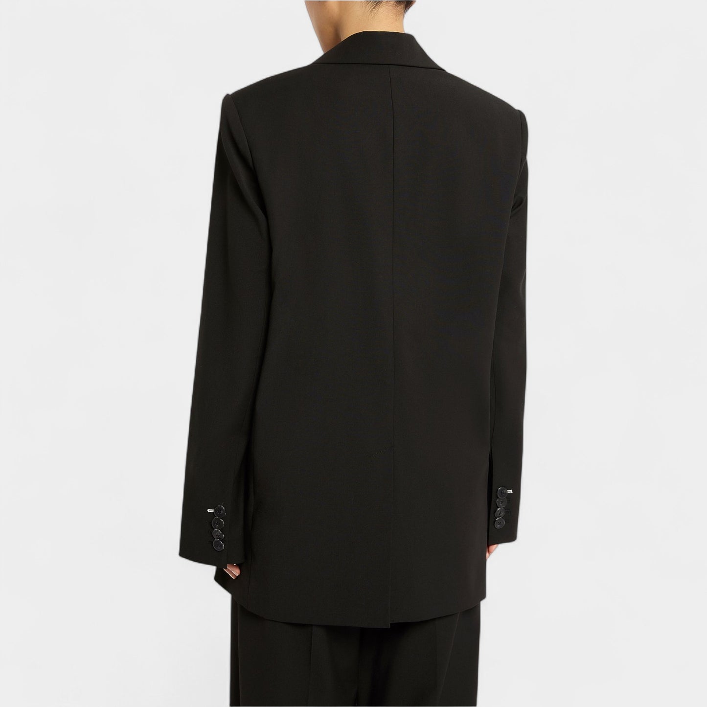 Sass & Bide Black Wool Blend 'Say My Name' Blazer Jacket Medium ~ AU14