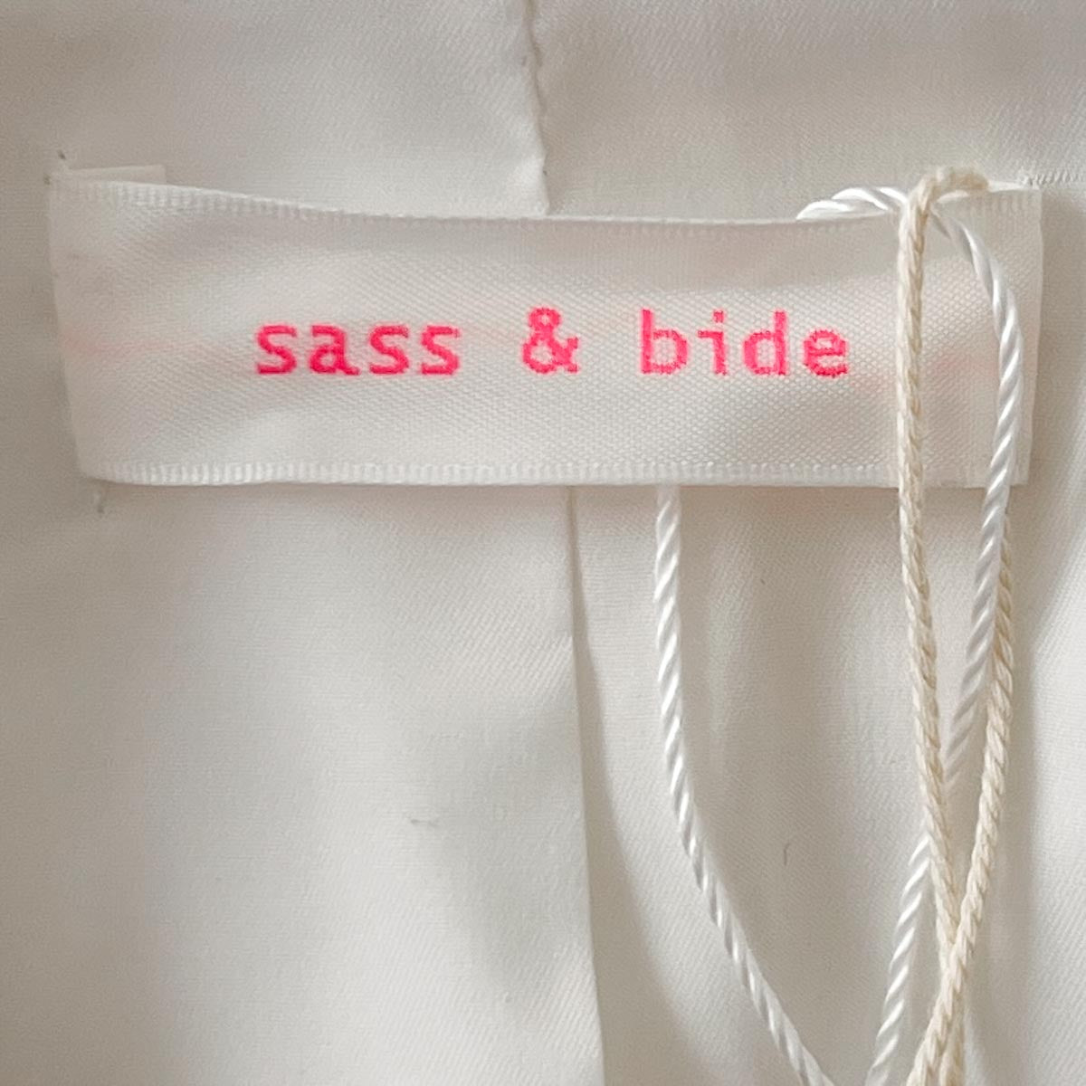 Sass & Bide 'Punctured Ego' White Linen Jacket AU16 [NEW]