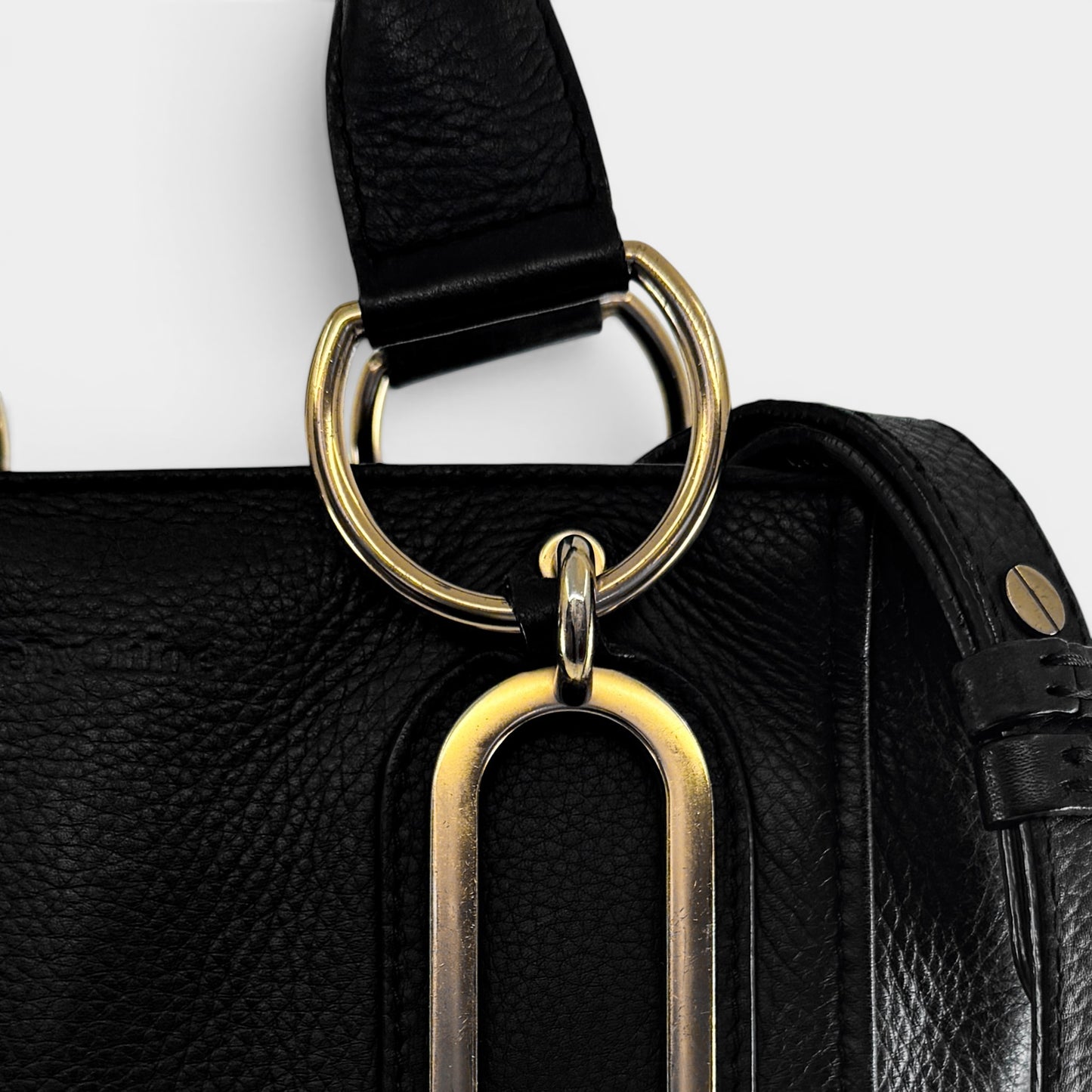 See by Chloé Paige Black Leather Small Crossbody Bag