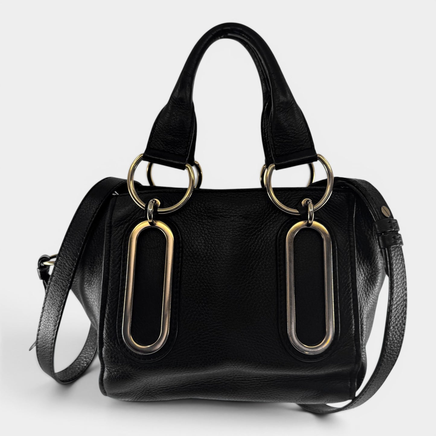 See by Chloé Paige Black Leather Small Crossbody Bag