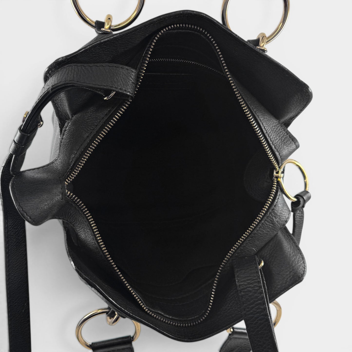 See by Chloé Paige Black Leather Small Crossbody Bag