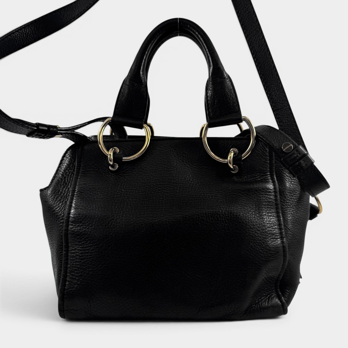 See by Chloé Paige Black Leather Small Crossbody Bag