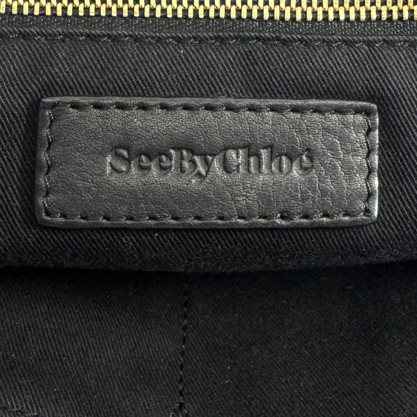 See by Chloé Paige Black Leather Small Crossbody Bag