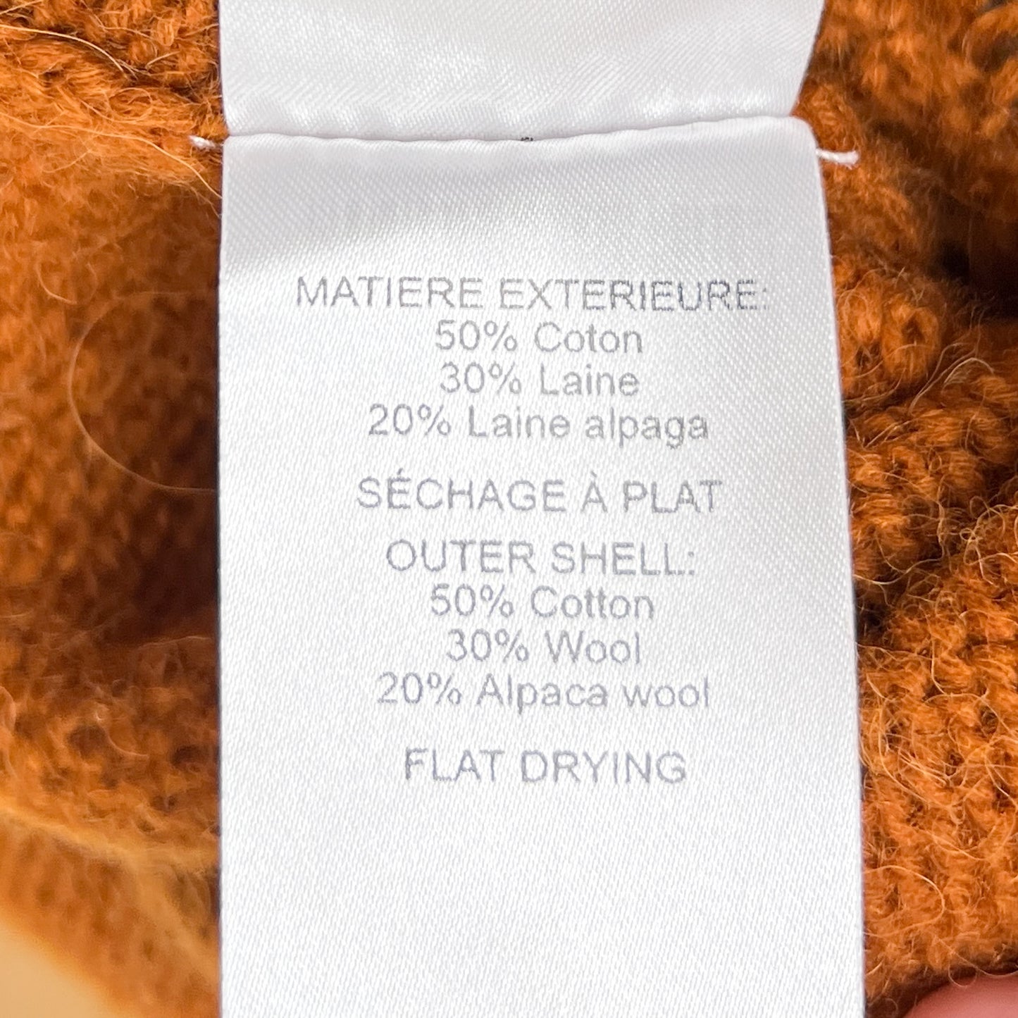 See By Chloé Cinnamon Brown Knit Wool-blend Jumper Dress L ~ AU12-14