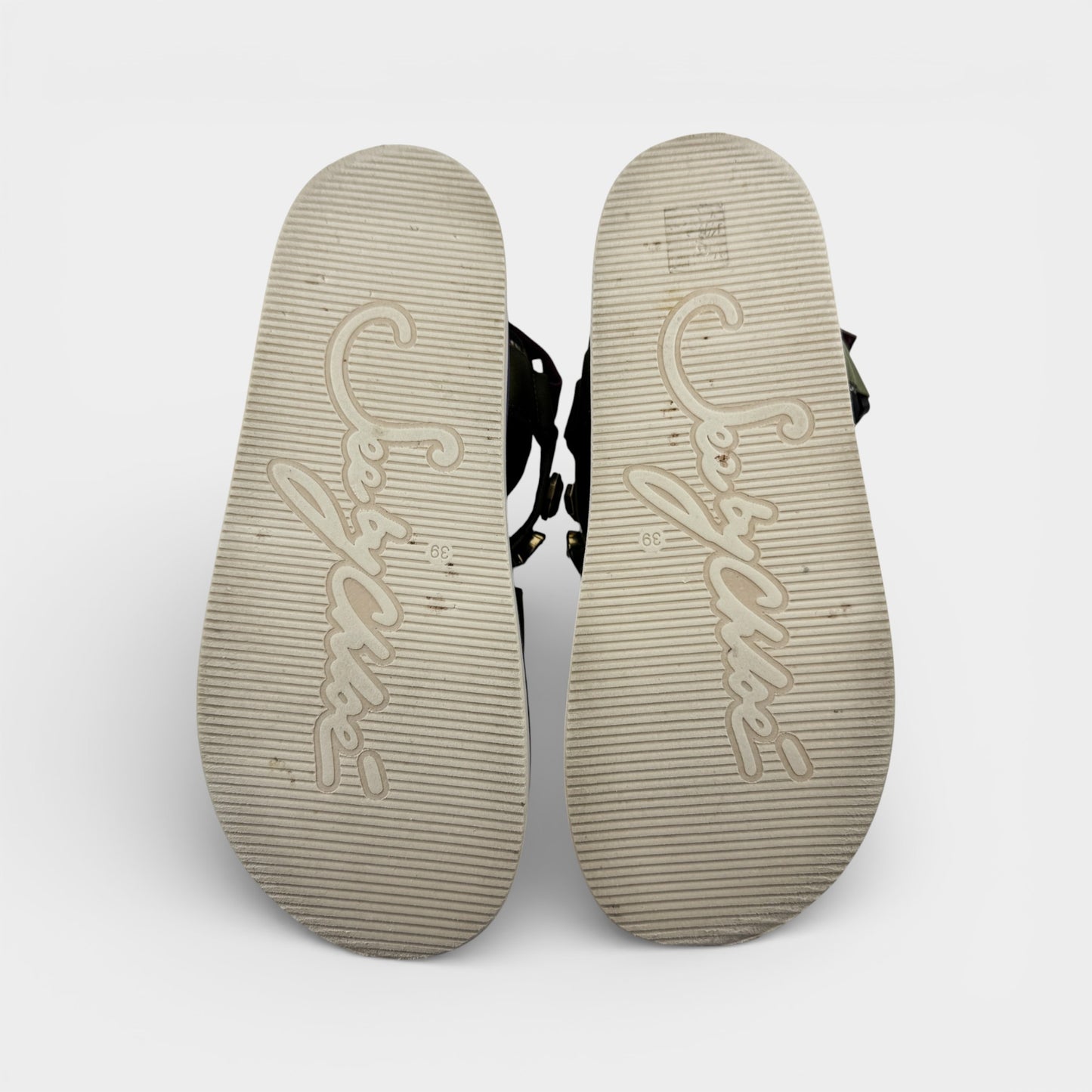 See By Chloe Green Jewelled Sport Sandals EU39 ~ AU8