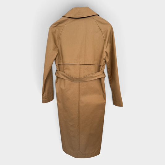 Sessùn Brown Cotton Twill Trench Coat Small ~ AU10