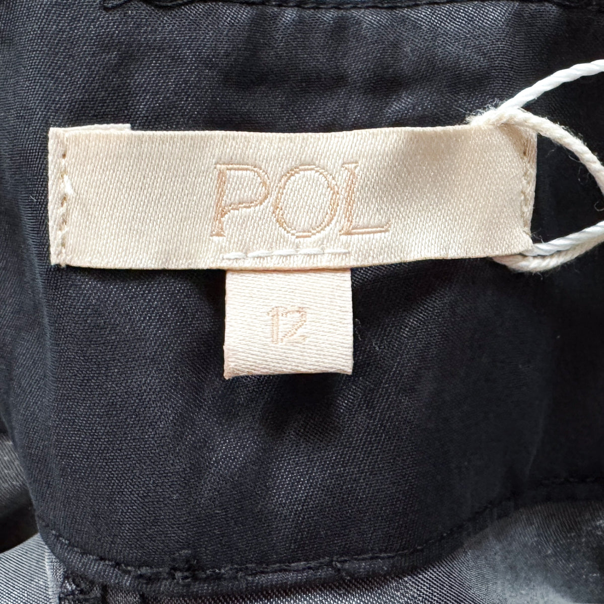 POL Black Purple Armada Cupro Viscose Wide Leg Pants AU12