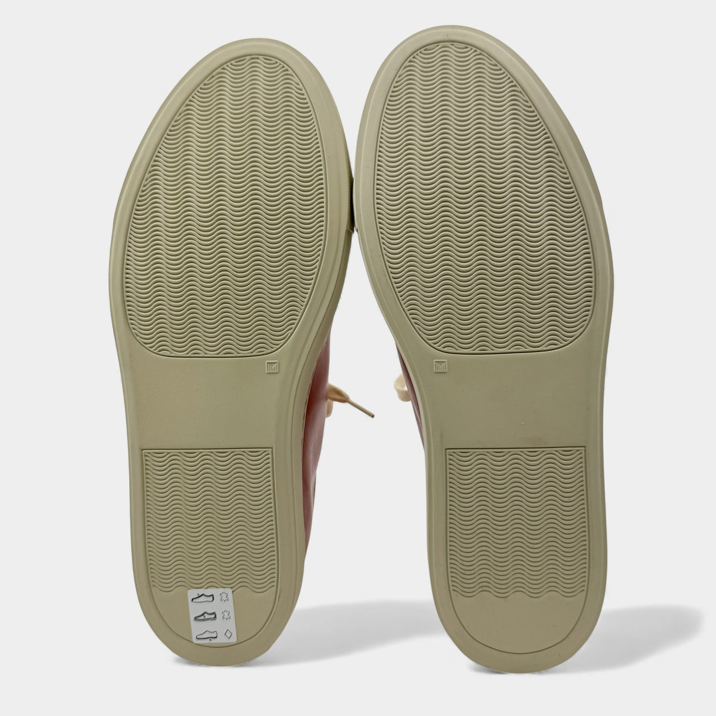 Sofie d’Hoore Pink Cream Leather Frida Sneakers EU40 ~ AU9