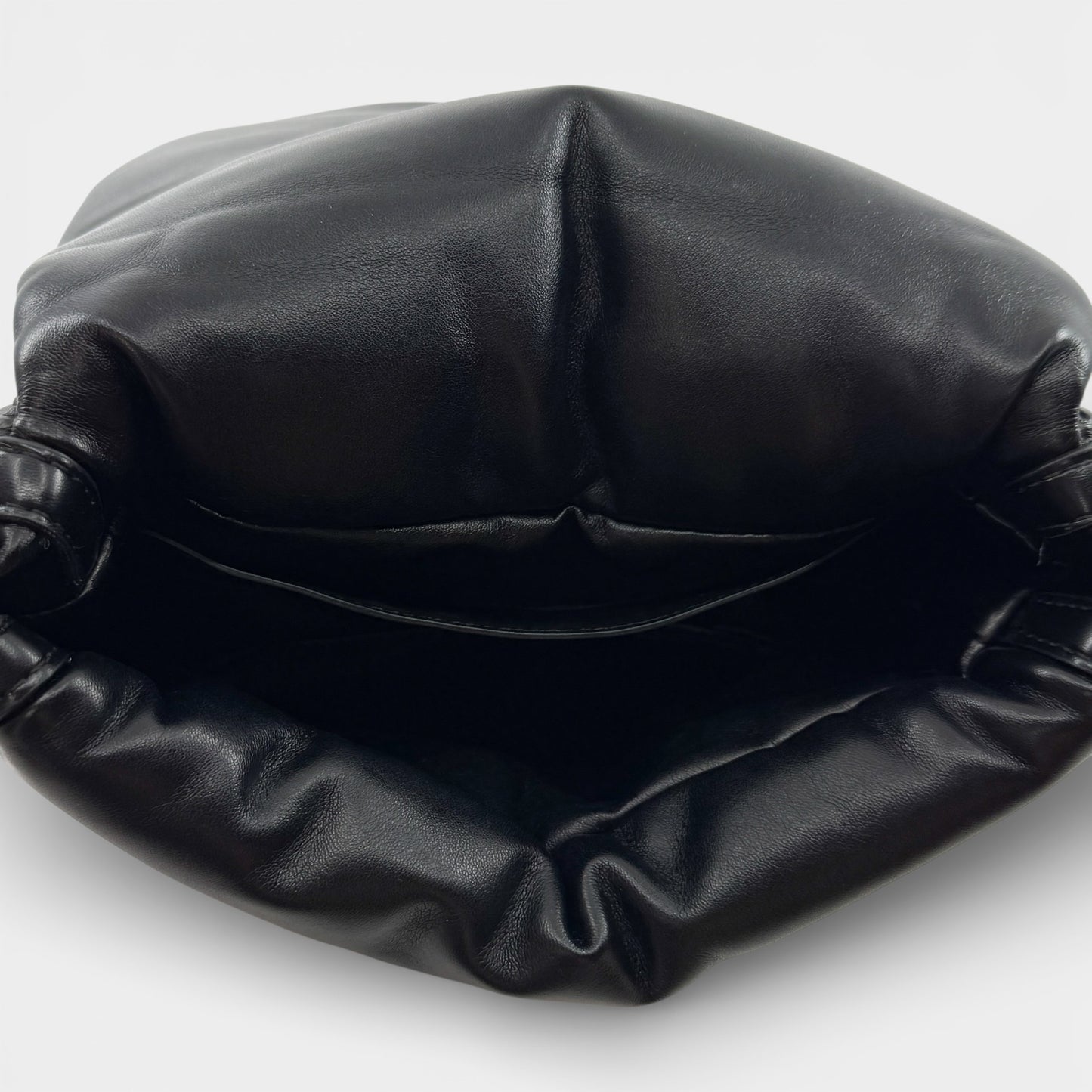 Stella McCartney Black Frayme Padded Shoulder Bag Medium